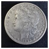 1896-O Morgan Silver Dollar