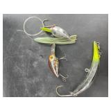 Assorted fishing lures