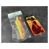 Squid lures and a diving lure