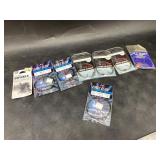 Small lot of small leaders, swivel hooks, etc.