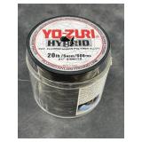 Partial spool of 20 pound fishing line