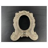 Silver tone photo frame 4 3/4'