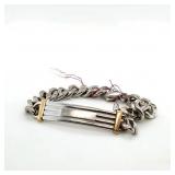 Sterling silver link bracelet 37 grams