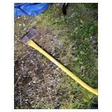 Axe with plastic handle