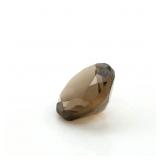 5.5 cts faceted smoky quartz