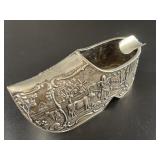 H. Hooykass of the Netherlands silver clog ashtray