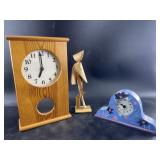 Large lot with several small clocks