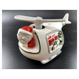 Rotating music box playing Santa Claus is Coming t