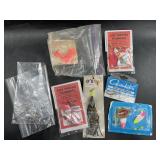 Assortment of tackle: leaders, single hooks, etc.