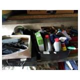 Large lot including cleaning kitchen items, wall p