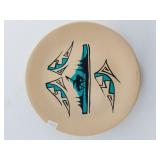 Authentic Navaho hand made dish signed by artist w