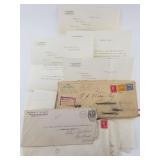 Hand full of correspondence for W. H Batting of Co