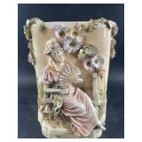 19th Century French porcelain large vase, depictin