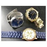 3 Wristwatches: Sean John, Roca wear, etc.