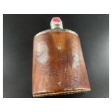Leather bound liquor flask from Germany