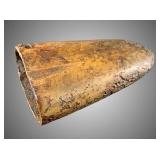 Ivory container made from tip of walrus tusk, poss