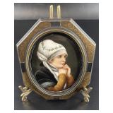Friedrich August Von Kaulbach hand painted porcela