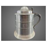 Large aluminum tankard, holds over a quart of your