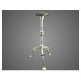 Heavy steel candlestick missing spike, suitable fo