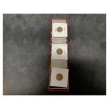 Red box of individually packaged wheat cents