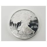 1 Troy oz .999 fine silver round