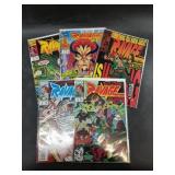 Marvel comics featuring The New Warriors and many