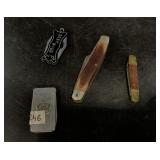 Assorted knives and money clip knives