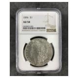 1896 Morgan AU58 NGC