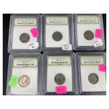 Assorted buffalo nickels