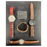 Large lot of vintage wrist watches