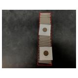 Red box of individually packaged wheat cents