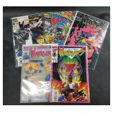 Marvel comics "The New Warriors", including over 3