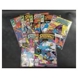 Marvel comics Speedball, including issues 1-10, mi