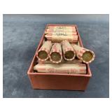 20 rolls of wheat cents
