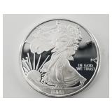 1 Troy oz .999 fine silver round