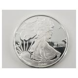 1 Troy oz .999 fine silver round