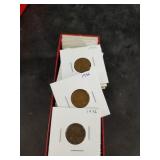 Red box of individually packaged wheat cents