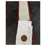 Red box of individually packaged wheat cents