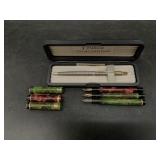 Set of writing implements: Parker sterling silver