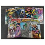 DC comics: Nightwing and Robin, comics from both s