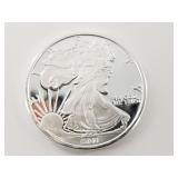 1 Troy oz .999 fine silver round