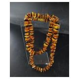 Multi-colored amber necklace