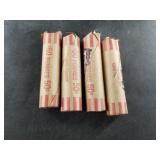 4 rolls of wheat cents