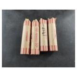 4 rolls of wheat cents