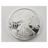 1 Troy oz .999 fine silver round