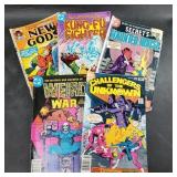 6 Vintage DC comics: with 25cent issue of New gods