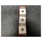 Red box of individually packaged wheat cents