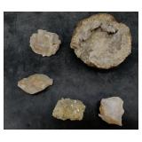 Assorted stone specimens