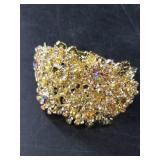 Very detailed cuff bracelet with vibrant coloring