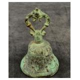 4" cast brass bell